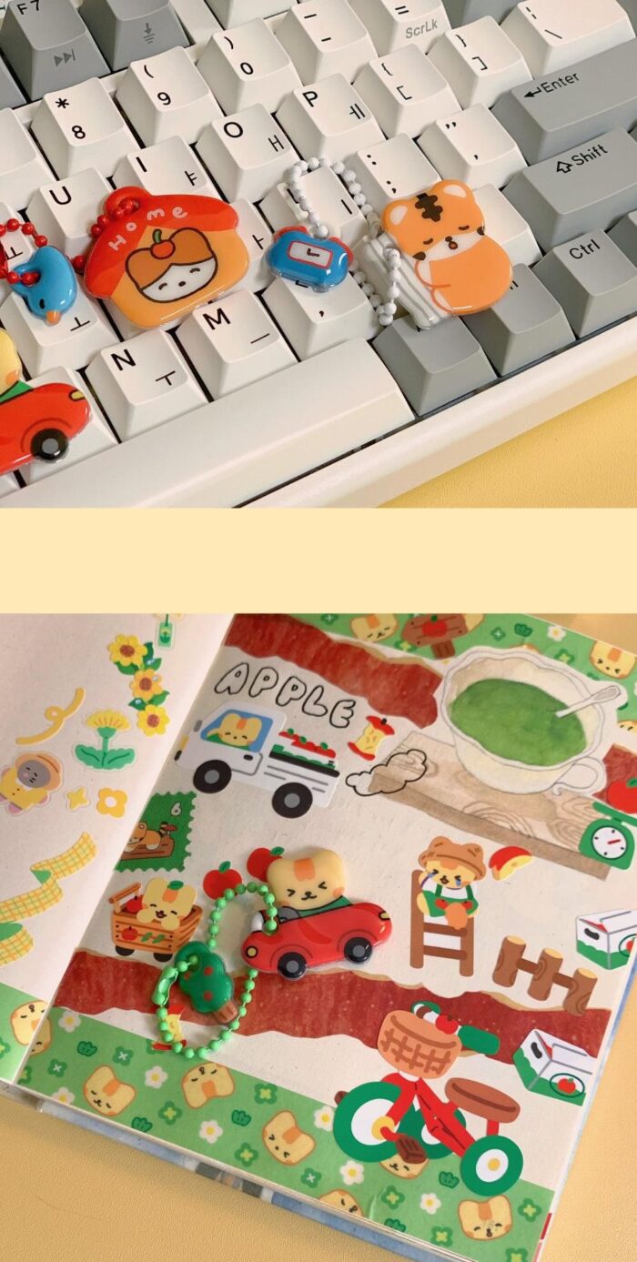 Mallang Key Rings 6 kinds - EmpressKorea