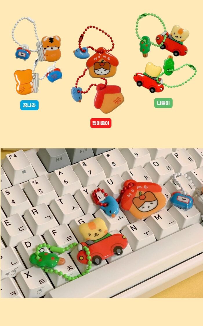 Mallang Key Rings 6 kinds - EmpressKorea