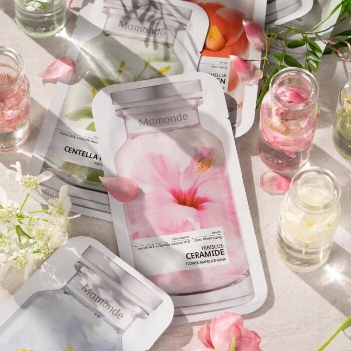 Mamonde FLOWER AMPOULE MASK 23ml 10pcs - EmpressKorea