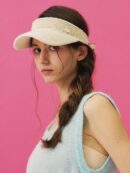 Marchen Active ribbon strap sun visor cap_3color - EmpressKorea
