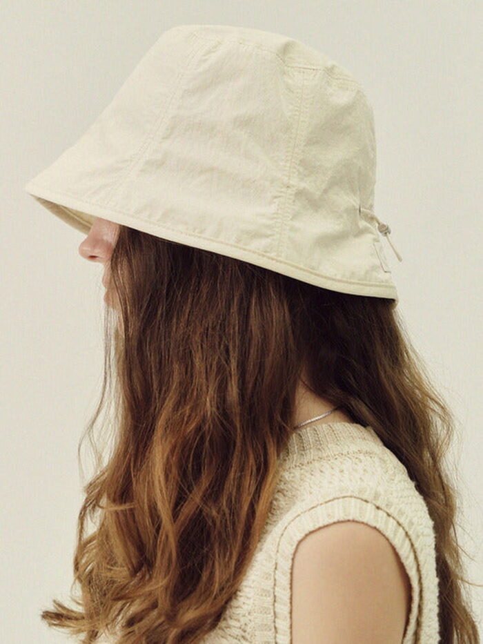 Marchen Larry anorak string bucket hat_3color - EmpressKorea