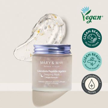 Mary&May Calendula Peptide Ageless Sleeping Mask 110g - EmpressKorea
