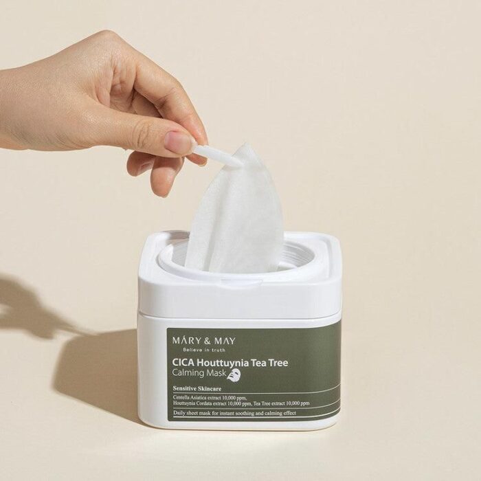 Mary&May Cica Houttuynia Tea Tree Calming Mask 400g 30EA - EmpressKorea