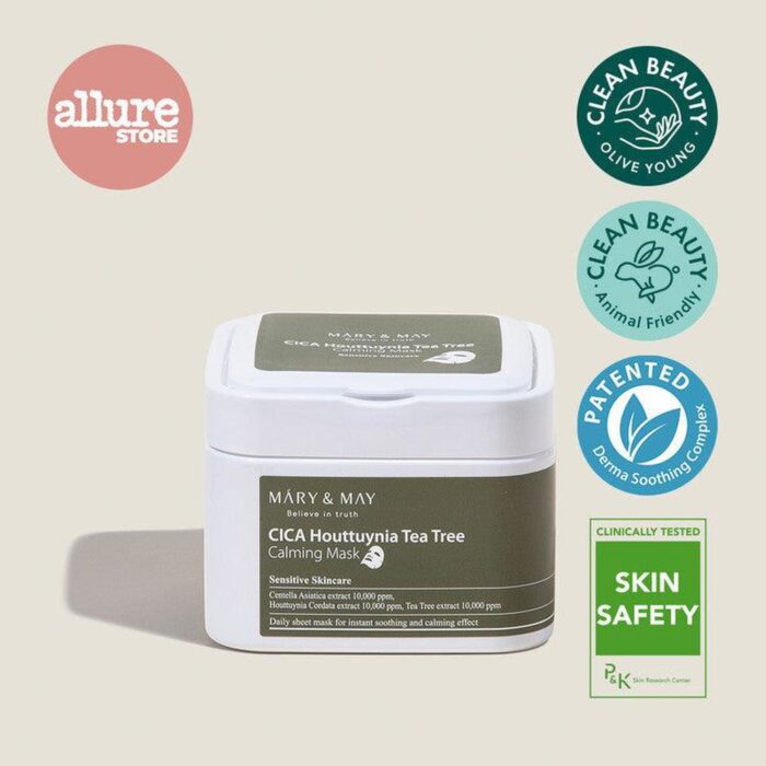 Mary&May Cica Houttuynia Tea Tree Calming Mask 400g 30EA - EmpressKorea