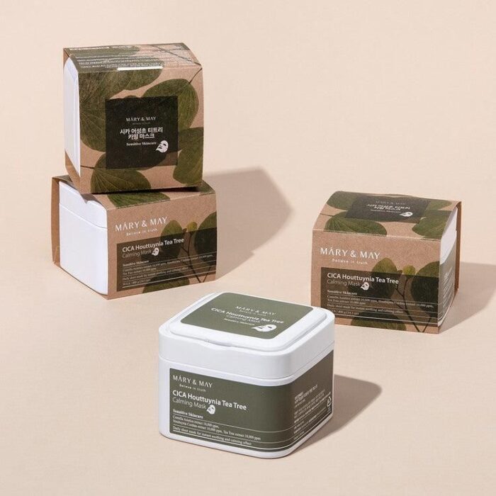 Mary&May Cica Houttuynia Tea Tree Calming Mask 400g 30EA - EmpressKorea