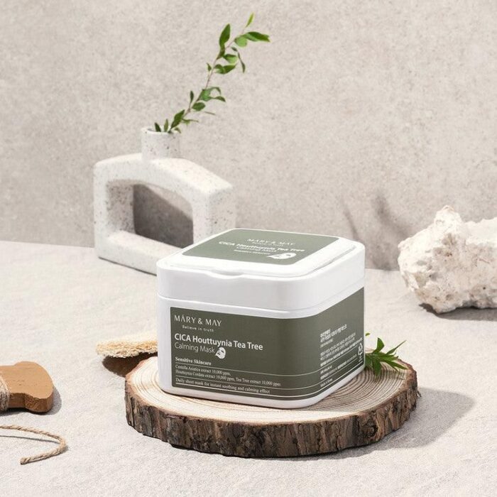 Mary&May Cica Houttuynia Tea Tree Calming Mask 400g 30EA - EmpressKorea