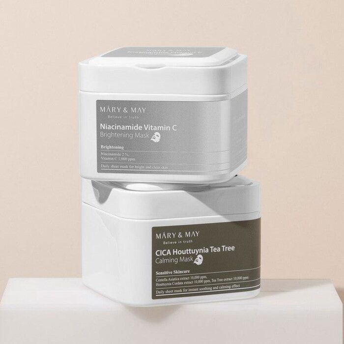 Mary&May Cica Houttuynia Tea Tree Calming Mask 400g 30EA - EmpressKorea