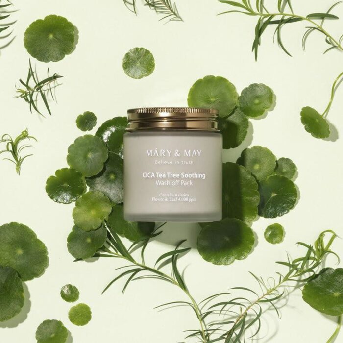 Mary&May Cica Tea Tree Soothing Wash Off Mask 125g - EmpressKorea