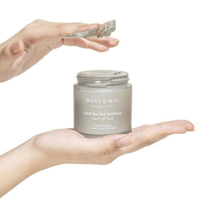 Mary&May Cica Tea Tree Soothing Wash Off Mask 125g - EmpressKorea