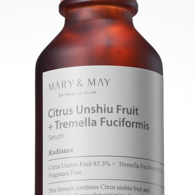 Mary&May Citrus Unshiu + Tremella Fuciformis Serum 30ml - EmpressKorea