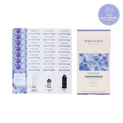 Mary&May Collagen Line 3 Step Sachet Starter Kit 7EA - EmpressKorea