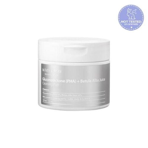 Mary&May Gluconolactone (PHA) + Betula Alba Juice Cleansing Pad 270ml 70EA - EmpressKorea