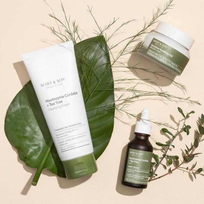 Mary&May Houttuynia Cordata + Tea Tree Cleansing Foam 150ml - EmpressKorea