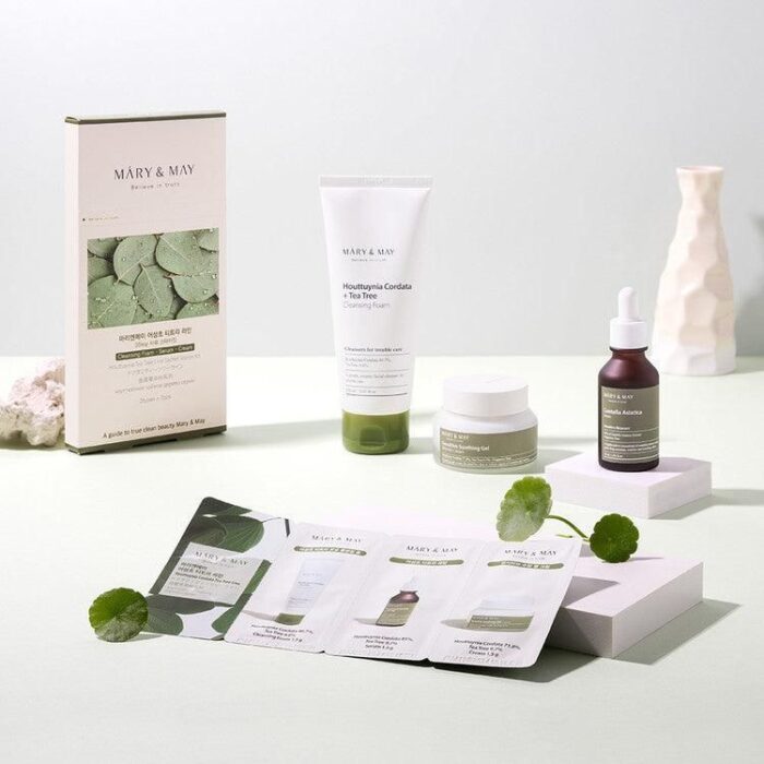 Mary&May Houttuynia Tea Tree Line 3 Step Sachet Starter Kit 7EA - EmpressKorea