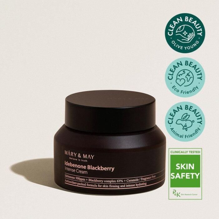 Mary&May Idebenone + Blackberry Complex Intensive Cream 70g - EmpressKorea