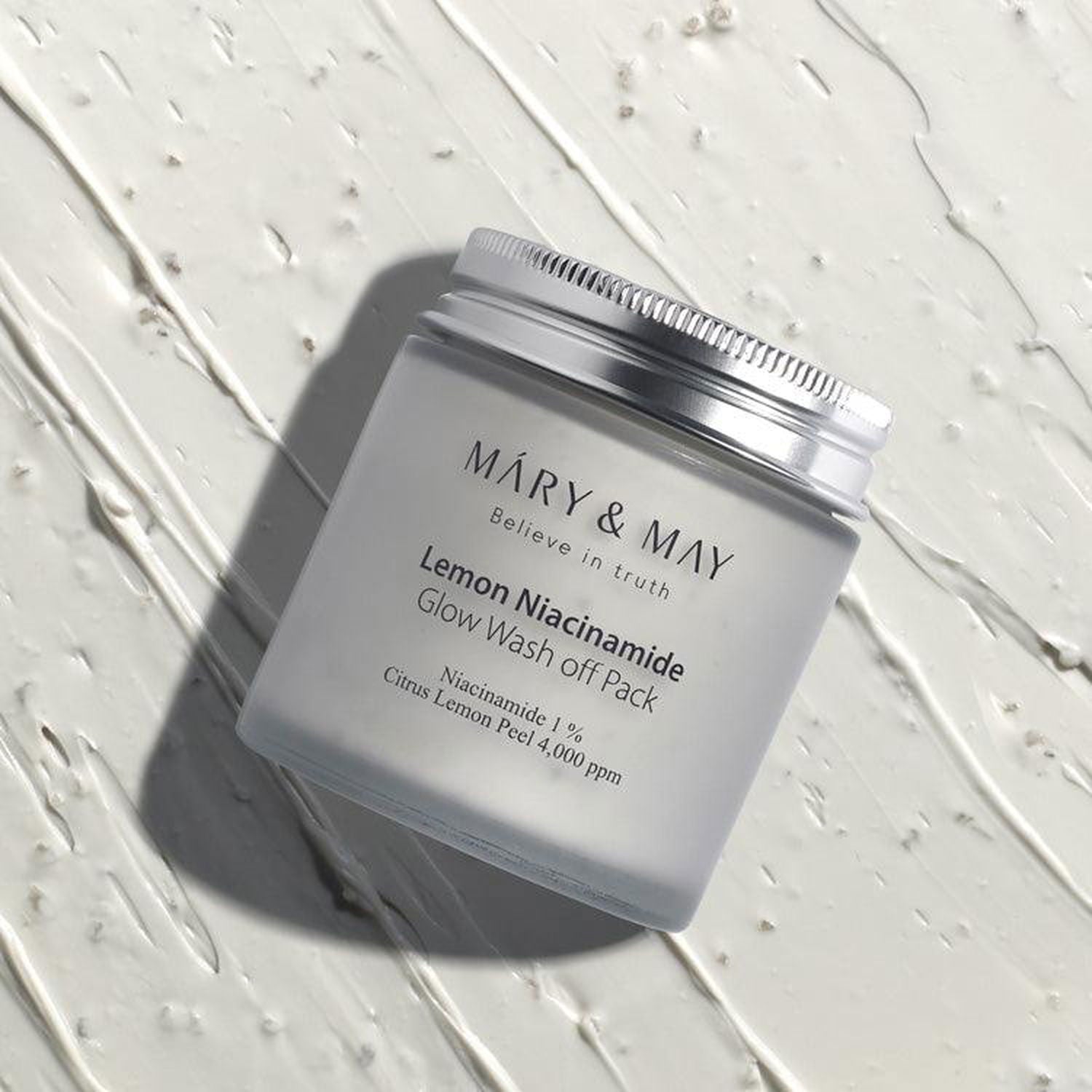 Mary&May Lemon Niacinamide Glow Wash Off Pack 125g - EmpressKorea