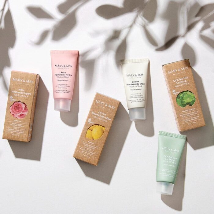Mary&May Rose Hyaluronic Hydra Wash Off Pack 30g - EmpressKorea