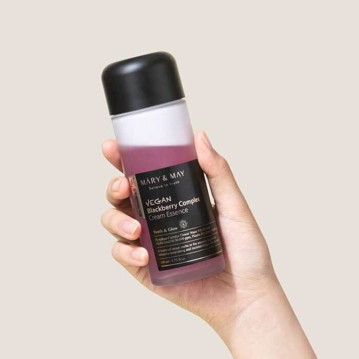 Mary&May Vegan Blackberry Complex Cream Essence 140ml - EmpressKorea