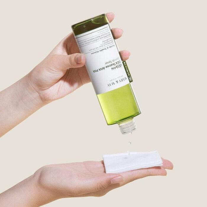 Mary&May Vegan CICA Tea Tree AHA PHA Toner 200ml - EmpressKorea