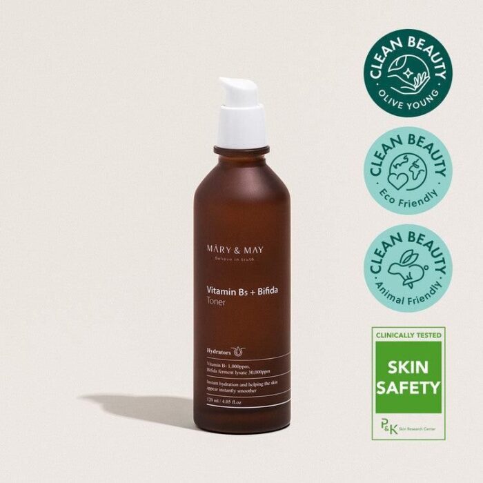 Mary&May Vitamin B5 + Bifida Toner 120ml - EmpressKorea