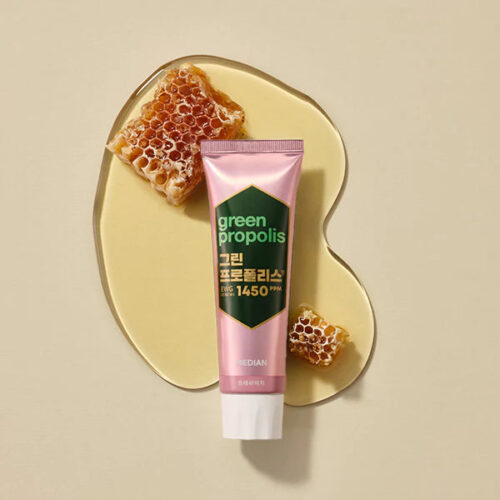 Median Green Propolis Toothpaste Fresh Peach 100g × 3ea