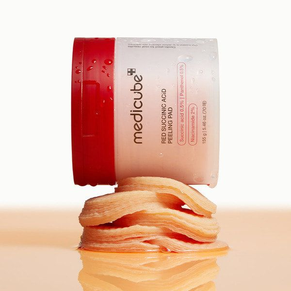 Medicube Red Succinic Acid Peeling Pad 70pads 155ml - EmpressKorea