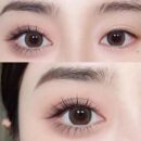 Mibrine eyelash extension doll eye completion eyelash Mibrine collar lash single item, C curl 7~12mm 56pcs - EmpressKorea