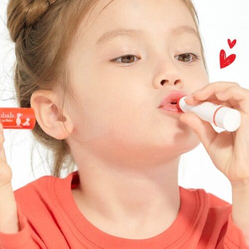 Milk Baobab Baby & Kids Color Lip Balm Strawberry Flavor 3.5g - EmpressKorea