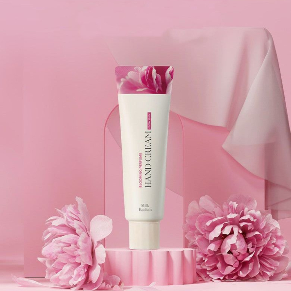 Milk Baobab Blooming Perfume Hand Cream Peony Musk 50g - EmpressKorea
