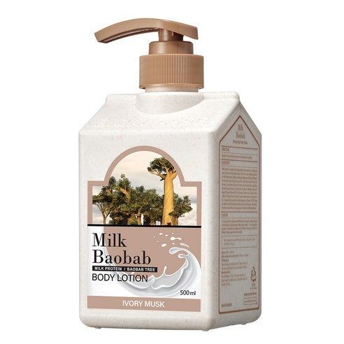 Milk Baobab Body Lotion Ivory Musk 500ml - EmpressKorea