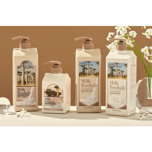 Milk Baobab Body Wash Ivory Musk 1000ml - EmpressKorea