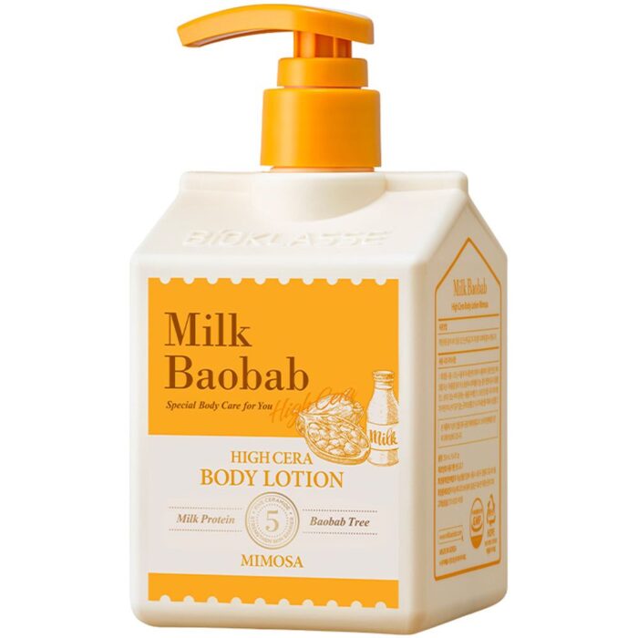 Milk Baobab High Cera Body Lotion Mimosa 250ml - EmpressKorea