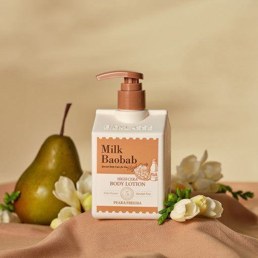 Milk Baobab High Cera Body Lotion Pear&Freesia 250ml - EmpressKorea