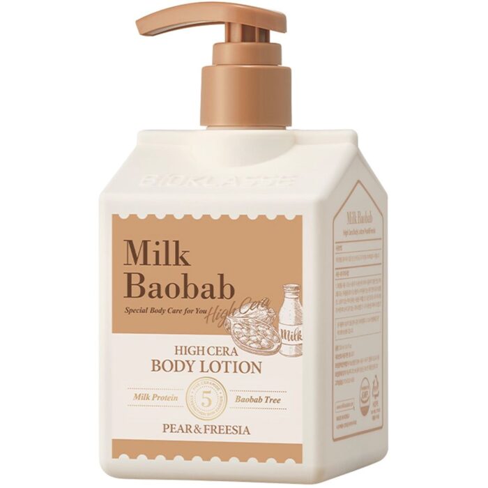 Milk Baobab High Cera Body Lotion Pear&Freesia 250ml - EmpressKorea