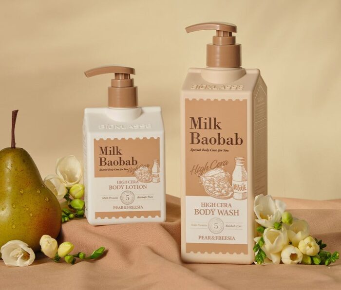 Milk Baobab High Cera Body Wash Pear & Freesia 500ml - EmpressKorea