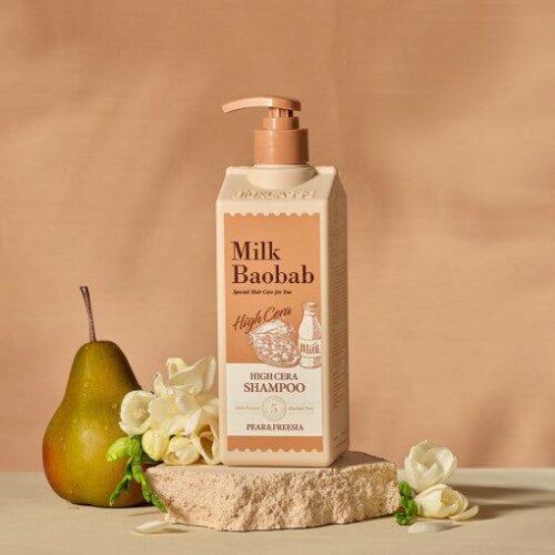 Milk Baobab High Cera Shampoo Pear & Freesia 500ml - EmpressKorea