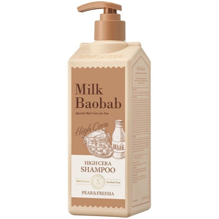 Milk Baobab High Cera Shampoo Pear & Freesia 500ml - EmpressKorea
