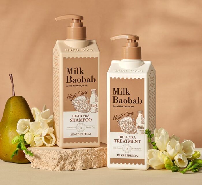 Milk Baobab High Cera Shampoo Pear & Freesia 500ml - EmpressKorea