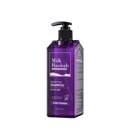 Milk Baobab Sensitive Shampoo Baby Powder 500ml - EmpressKorea