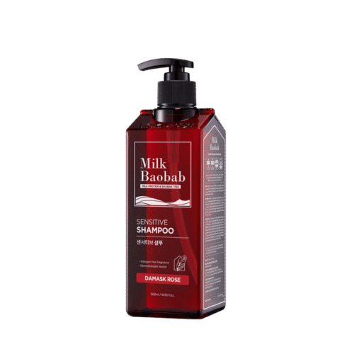 Milk Baobab Sensitive Shampoo Damasrose 500ml - EmpressKorea