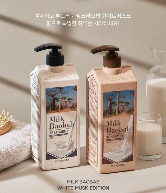 Milk Baobab Treatment White Musk 500ml 1000ml - EmpressKorea
