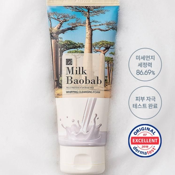 Milk Baobab Whipping Cleansing Foam 120ml - EmpressKorea