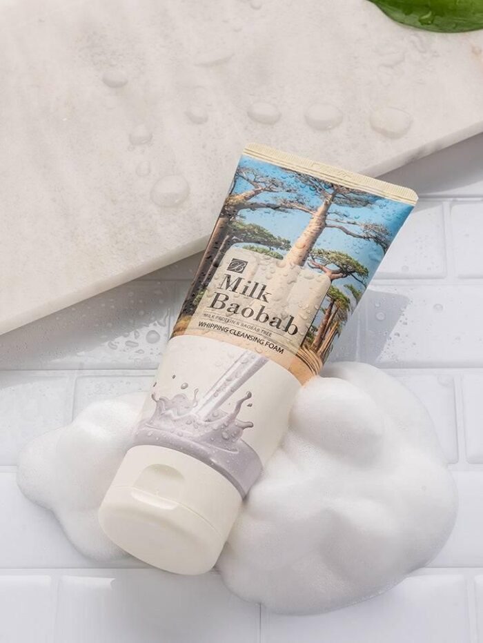 Milk Baobab Whipping Cleansing Foam 120ml - EmpressKorea