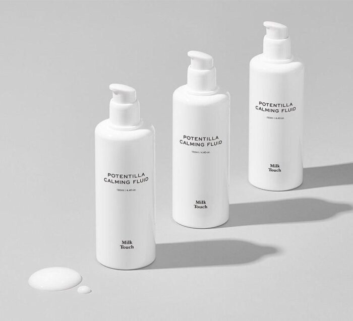 Milk Touch Potentilla Calming Fluid 130ml - EmpressKorea