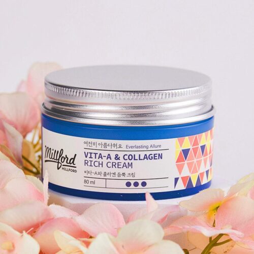 Millford Vita-A & Collagen Rich Cream 80ml - EmpressKorea