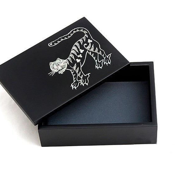 Mother-of-pearl Business Card - Tiger Folk Painting - EmpressKorea
