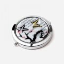 Mother-of-pearl Hand Mirror - Plum Butterfly made in Korea - EmpressKorea