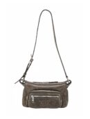 OUTPOCKET HOBO MINI_washed brown pull-up - EmpressKorea