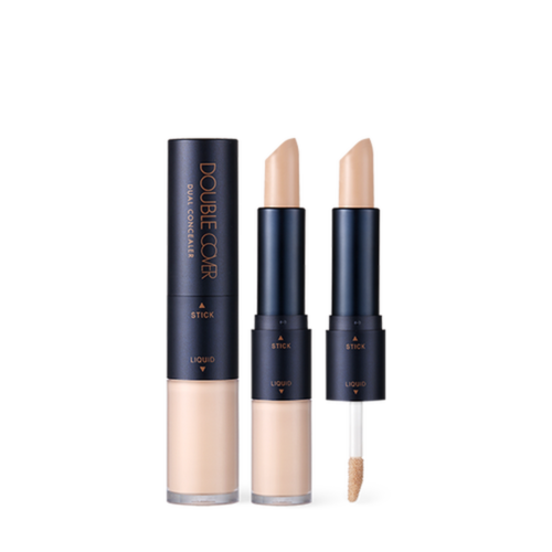 TONYMOLY Double Cover Dual Concealer Stick 3.5g Liquid 4.3g - EmpressKorea