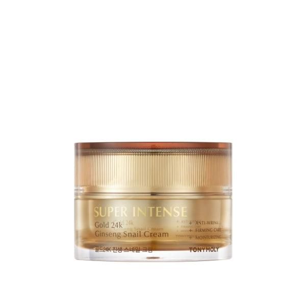 TONYMOLY Super Intense Gold 24K Ginseng Snail Cream 50ml - EmpressKorea